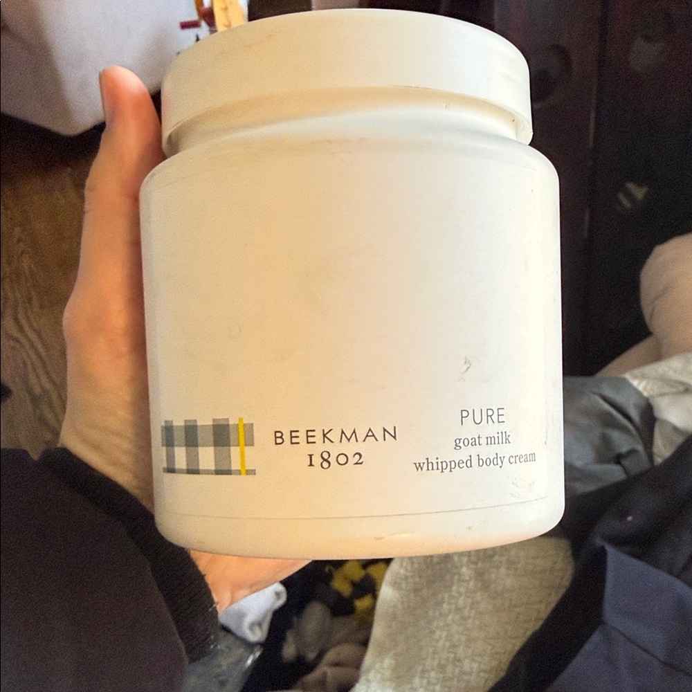 Beekman 1802 Pure Goat Milk Cream in White Jar